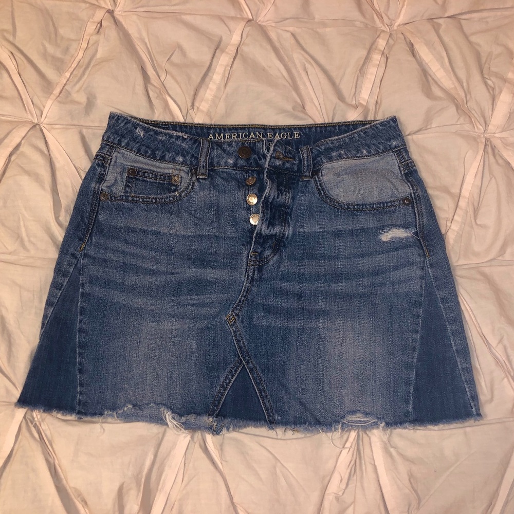 AE Denim Mini Skirt